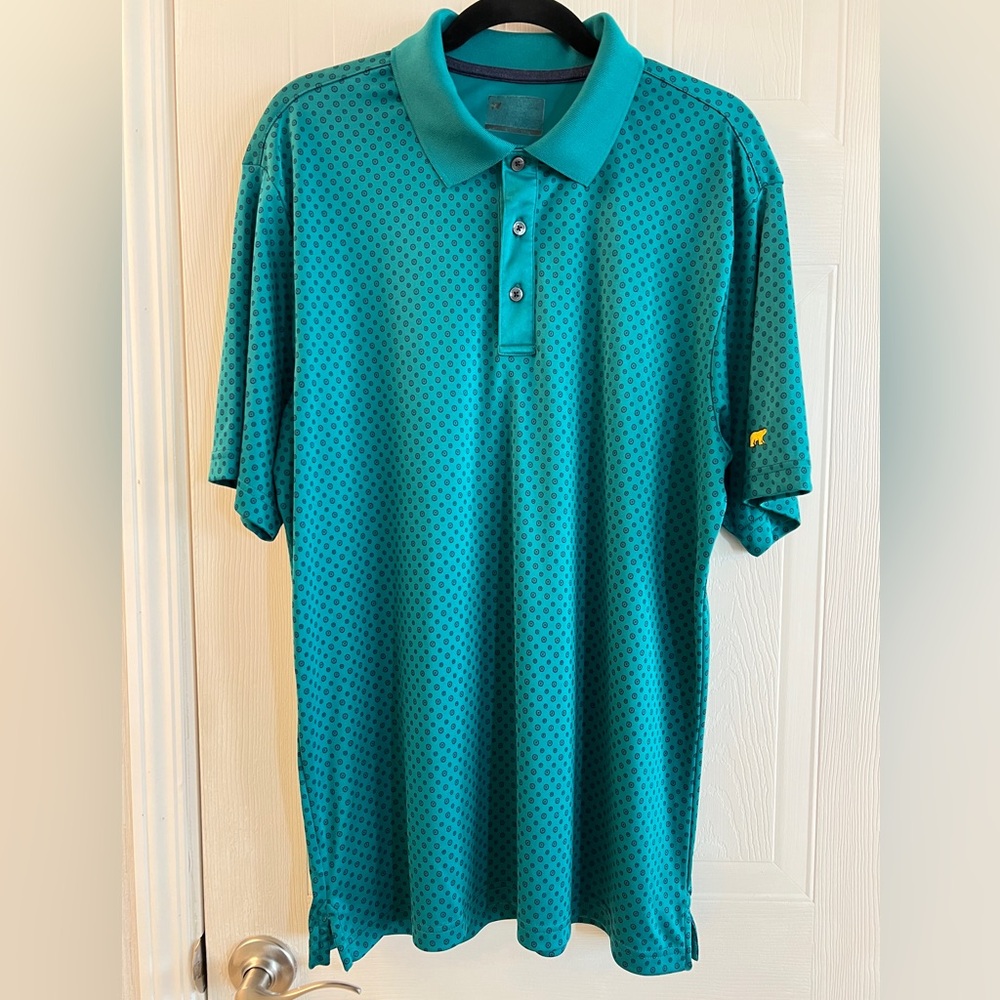 Men’s Green Print Shirt Size XL